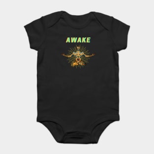 Mandala Meditate Awake Baby Bodysuit